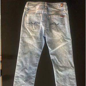Kids Size 8, 7 for all mankind Jeans.  Barely worn